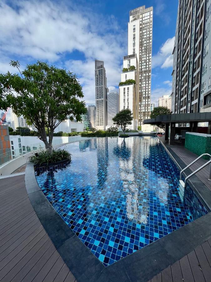 Studio Apartment Near Bts Skytrain Free Wifi Bangkok Exterior foto