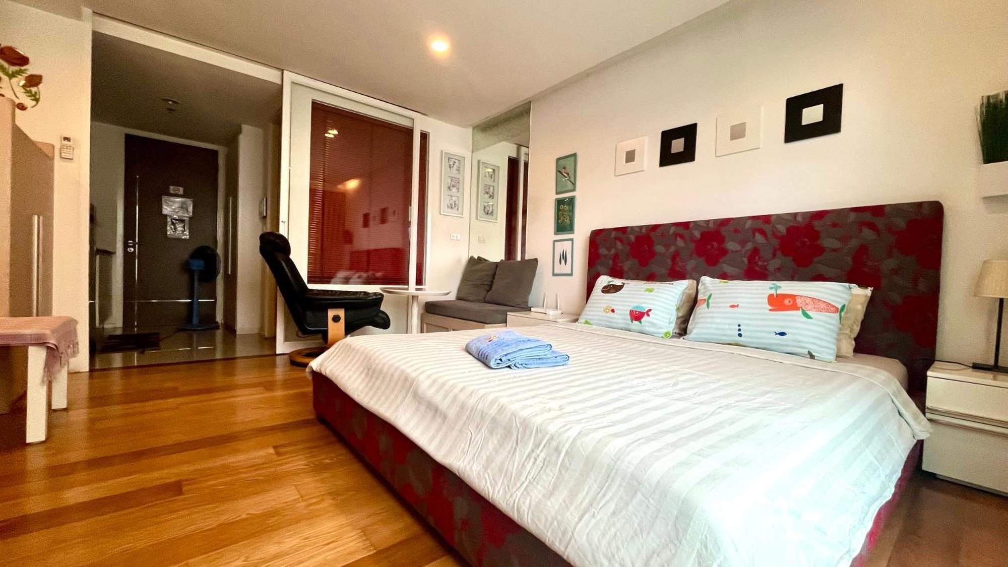 Cozy Studio Walk To Bts Free Wi-Fi Great Location Bangkok Exterior foto