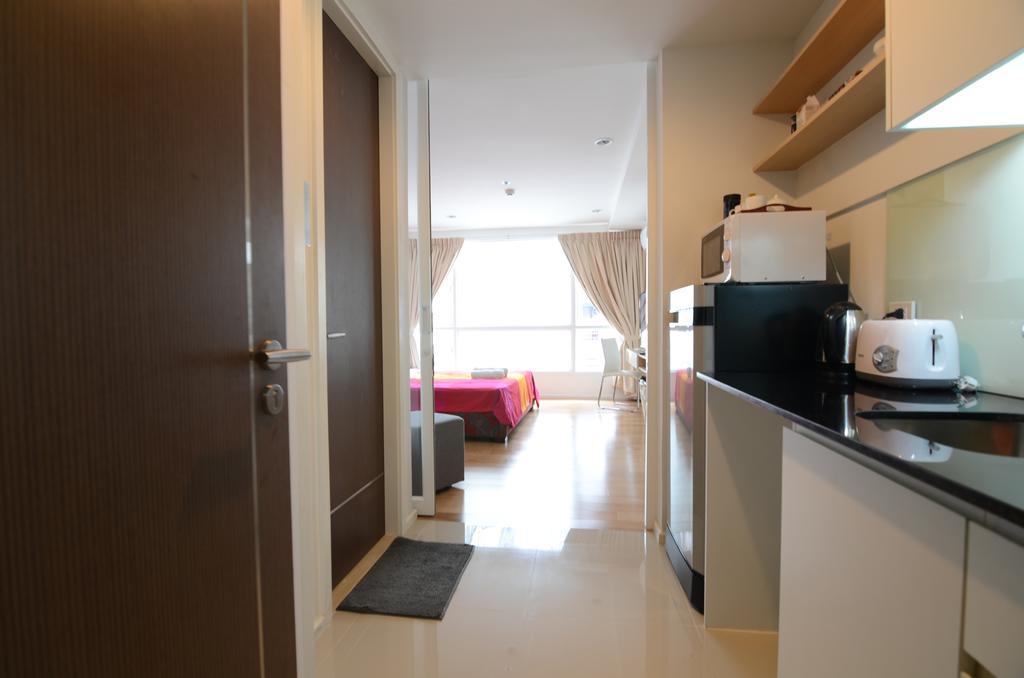 Cozy Studio Walk To Bts Free Wi-Fi Great Location Bangkok Exterior foto