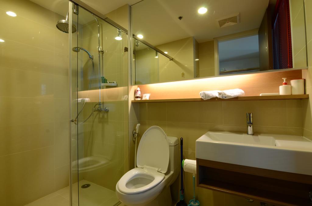 Studio Apartment Near Bts Skytrain Free Wifi Bangkok Exterior foto