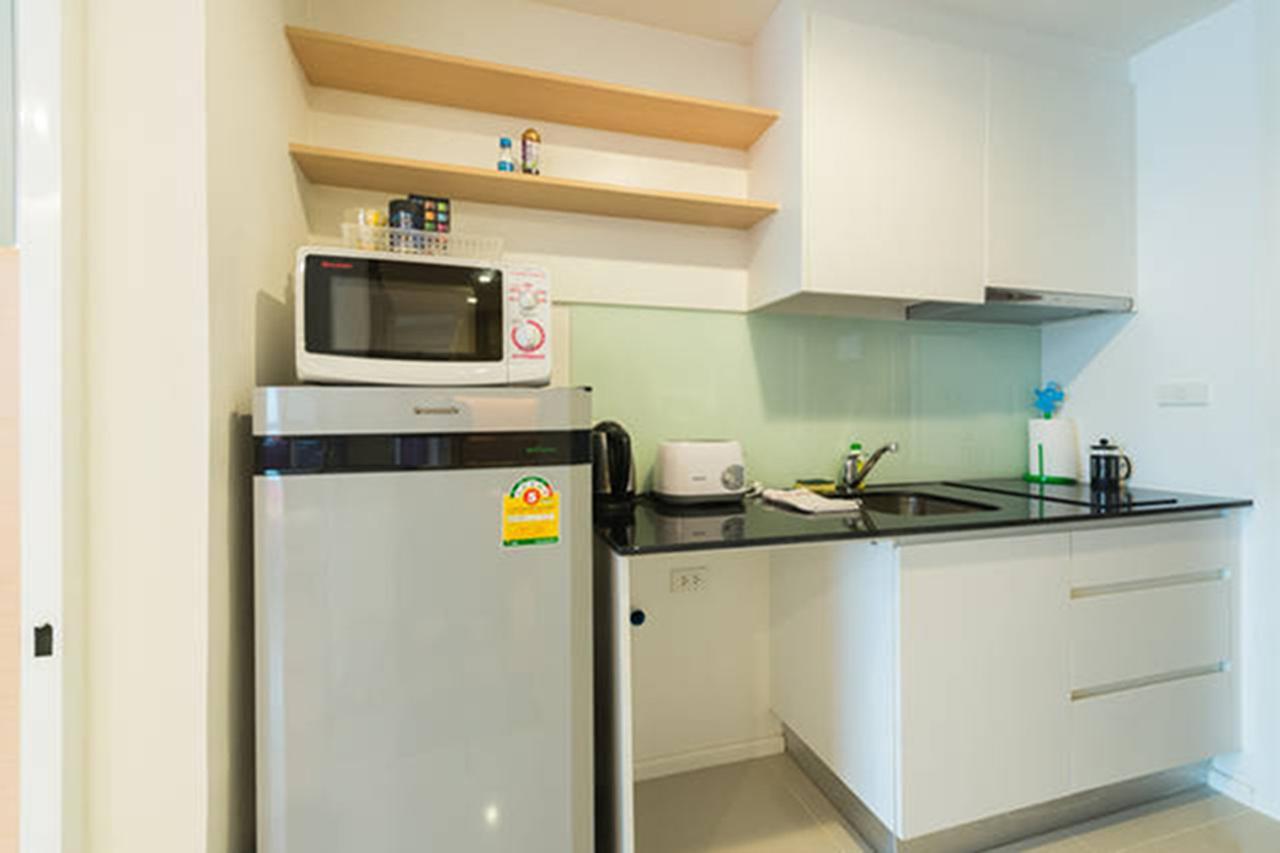 Studio Apartment Near Bts Skytrain Free Wifi Bangkok Exterior foto